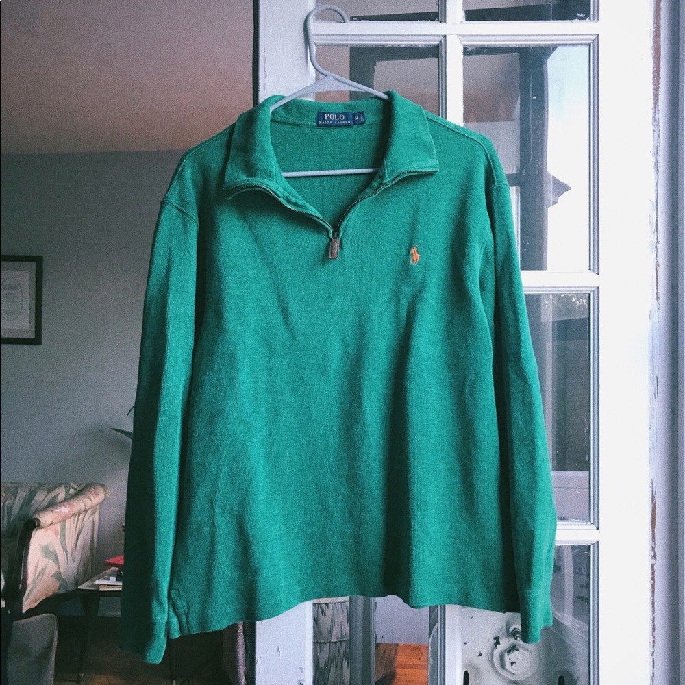 POLO knit quarter zip